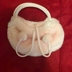 348. Girls faux fur purse